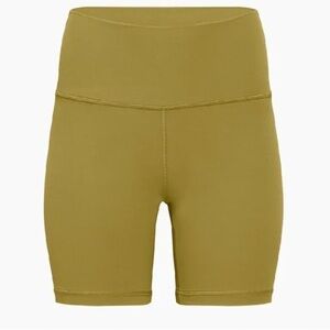 Aritzia tnaction Yellow Bike Shorts